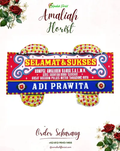 Karangan Bunga Ucapan Selamat di Awilega